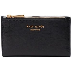 Kate Spade New York Morgan Saffiano Leather Small Slim Bifold Wallet